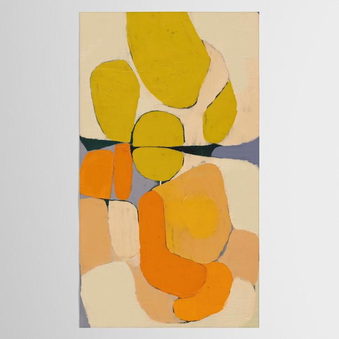 Mid Century Organic Shapes II Tablecloth Gallery Image 2