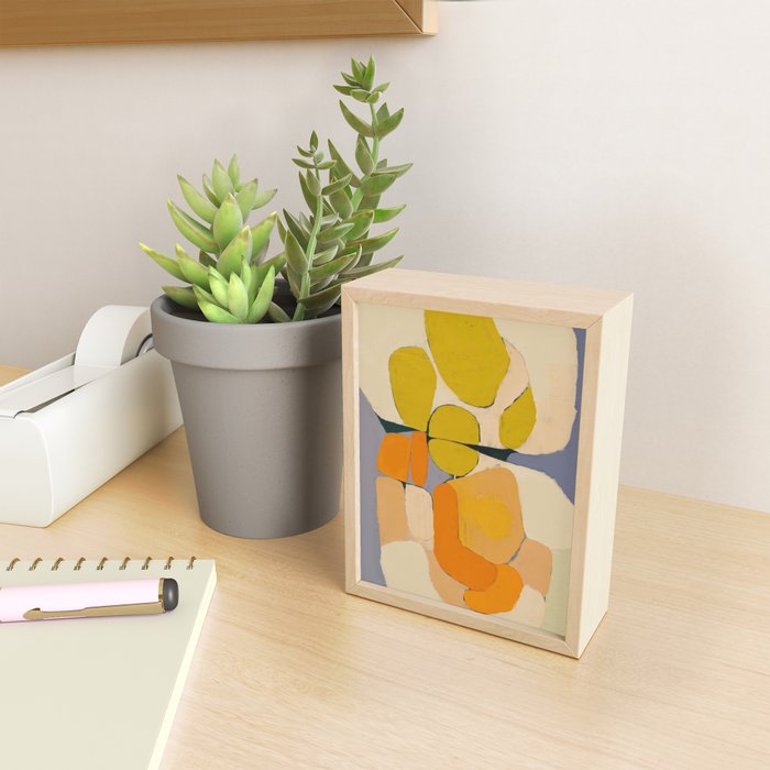 Mid Century Organic Shapes II Mini Art Print Gallery Image 2