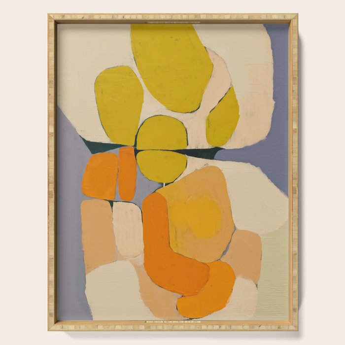 Mid Century Organic Shapes II Serving Tray Gallery Image 1
