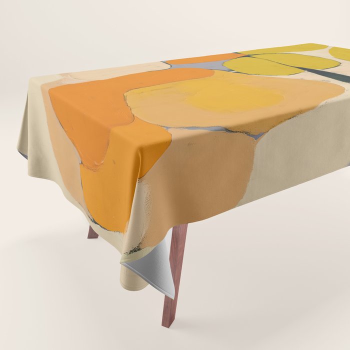 Mid Century Organic Shapes II Tablecloth Gallery Image 1