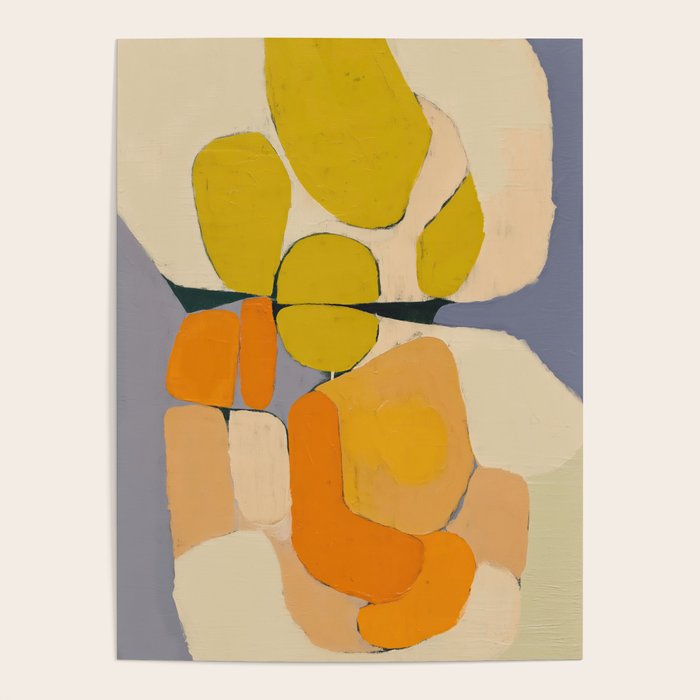 Mid Century Organic Shapes II Poster Gallery Image 4
