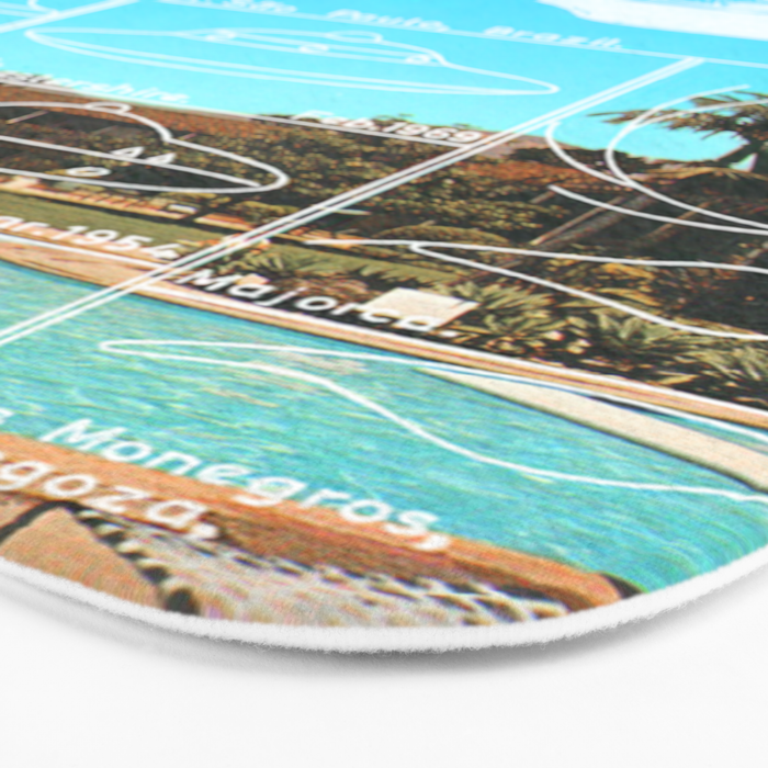 60s UFO sightings Bath Mat Gallery Image 3