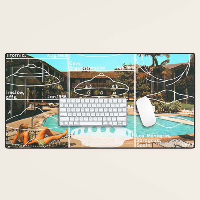 60s UFO sightings Desk Mat Gallery Image 1