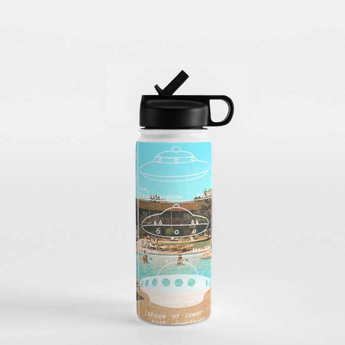 60s UFO sightings Water Bottle Gallery Image 1