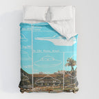 60s UFO sightings Duvet Cover Gallery Image 6