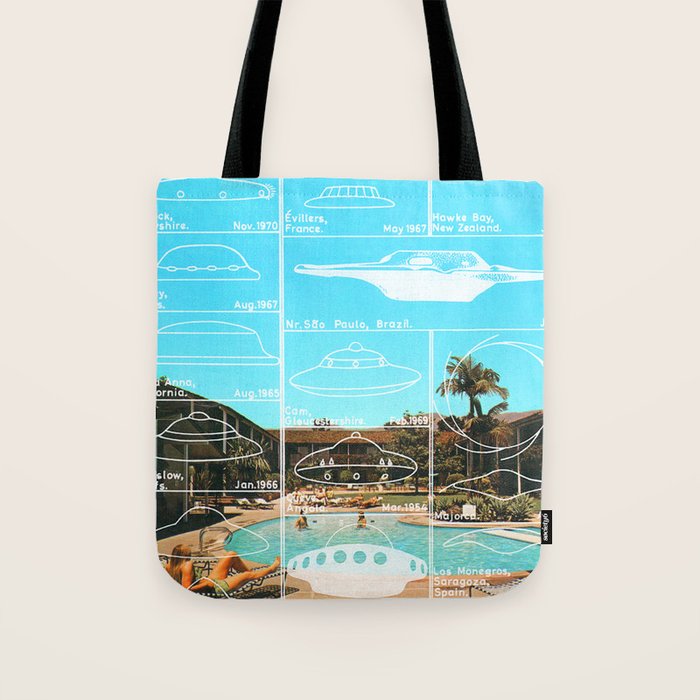 60s UFO sightings Tote Bag Gallery Image 1