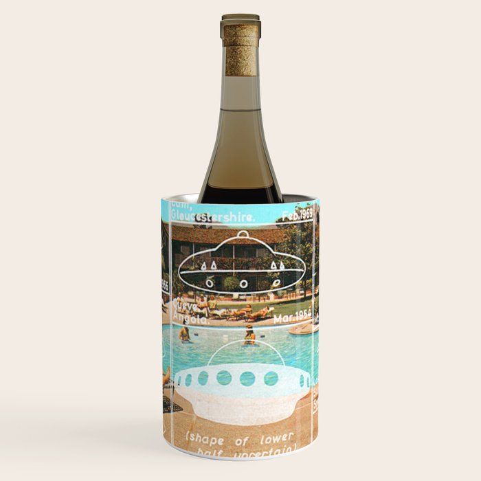 60s UFO sightings Wine Chiller Gallery Image 1