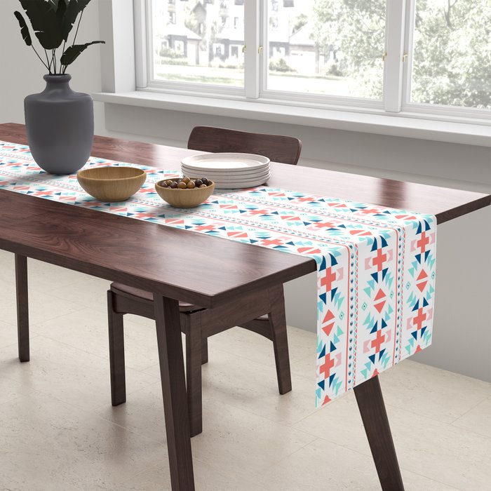 geometry navajo pattern Table Runner Gallery Image 2
