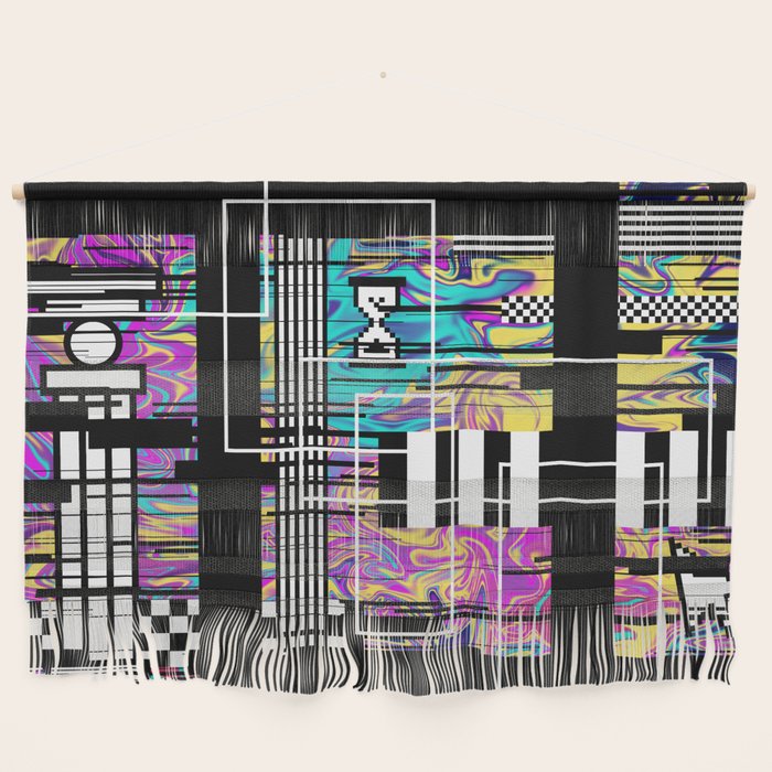 Vaporwave glitch 2 - 80s / 90s Retro Wall Hanging Gallery Image 1