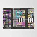 Vaporwave glitch 2 - 80s / 90s Retro Rug Gallery Image 2