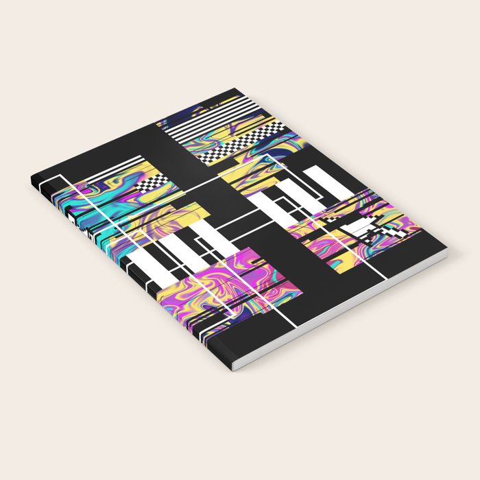Vaporwave glitch 2 - 80s / 90s Retro Notebook Gallery Image 2