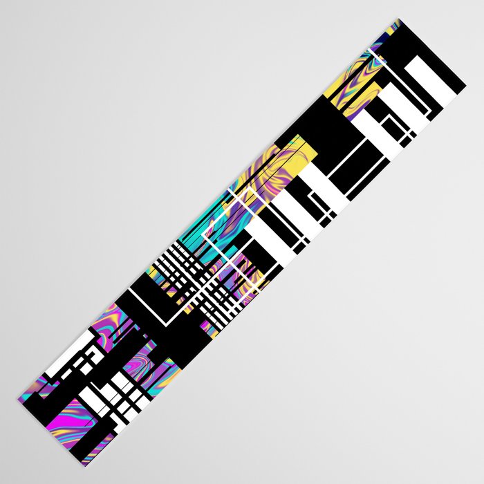 Vaporwave glitch 2 - 80s / 90s Retro Table Runner Gallery Image 3
