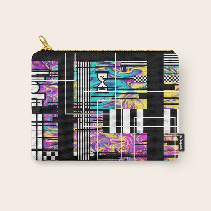 Vaporwave glitch 2 - 80s / 90s Retro Carry All Pouch Gallery Image 1
