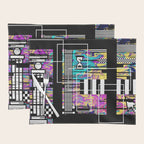 Vaporwave glitch 2 - 80s / 90s Retro Placemat Gallery Image 1