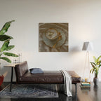 CAPPUCCINO FOR ANYONE? | coffee | morning | aesthetic | Parisian | gold | beige | collage | glitter  Wood Wall Art Gallery Image 2