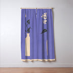 Minimal Abstract Art Vase Flower 14 Window Curtain Gallery Image 3