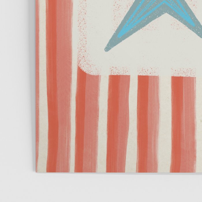 Le Sardine With Pink Stripes - Retro Art Print Poster Gallery Image 3