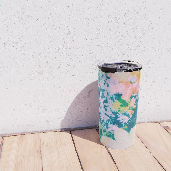 double exposure floral #24 Travel Mug Gallery Image 4