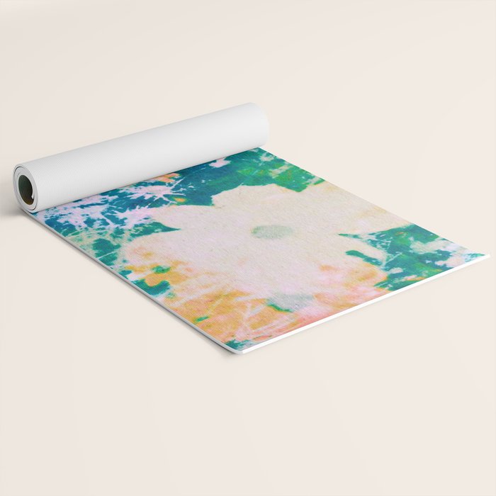 double exposure floral #24 Yoga Mat Gallery Image 2