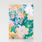 double exposure floral #24 Stationery Card Gallery Image 2