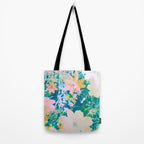 double exposure floral #24 Tote Bag Gallery Image 2