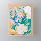 double exposure floral #24 Mini Art Print Gallery Image 1