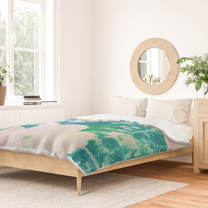 double exposure floral #24 Duvet Cover Gallery Image 2