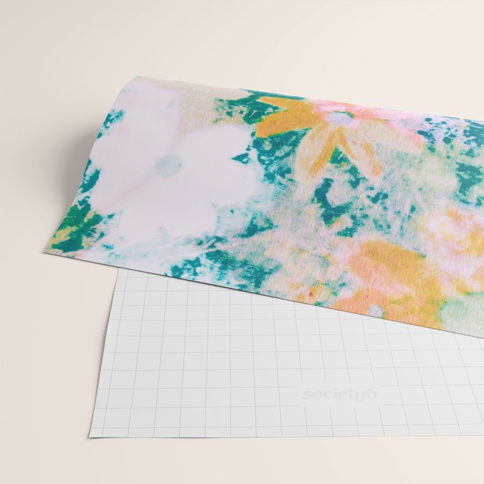 double exposure floral #24 Wrapping Paper Gallery Image 2