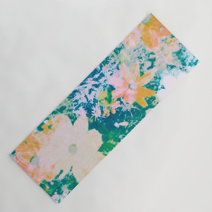 double exposure floral #24 Yoga Mat Gallery Image 1