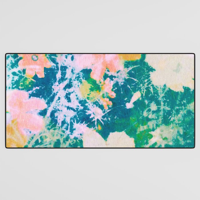 double exposure floral #24 Desk Mat Gallery Image 3