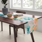 double exposure floral #24 Table Runner Gallery Image 2