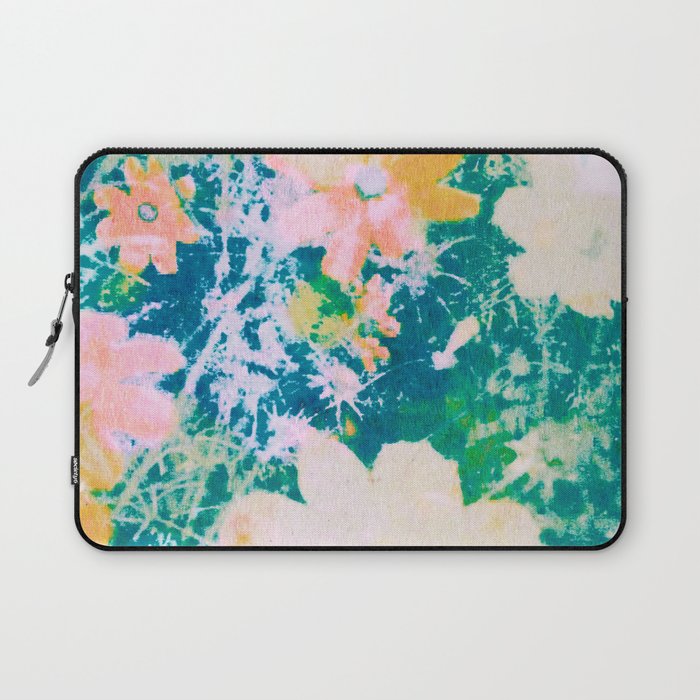 double exposure floral #24 Laptop Sleeve Gallery Image 1