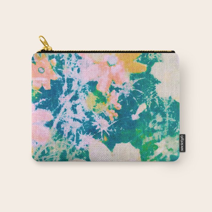 double exposure floral #24 Carry All Pouch Gallery Image 1