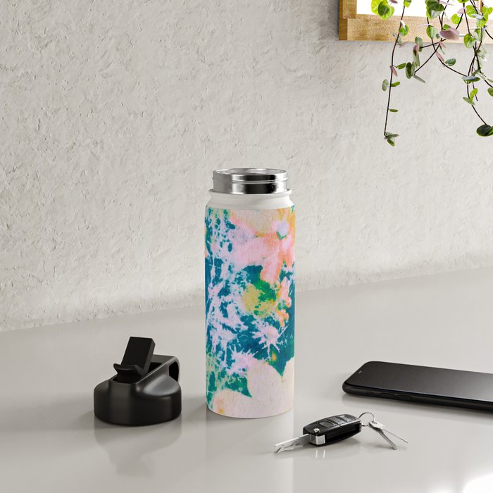 double exposure floral #24 Water Bottle Gallery Image 4