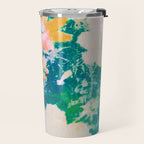 double exposure floral #24 Travel Mug Gallery Image 2