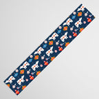 Christmas Retro decorations no2 Table Runner Gallery Image 3