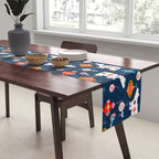 Christmas Retro decorations no2 Table Runner Gallery Image 2