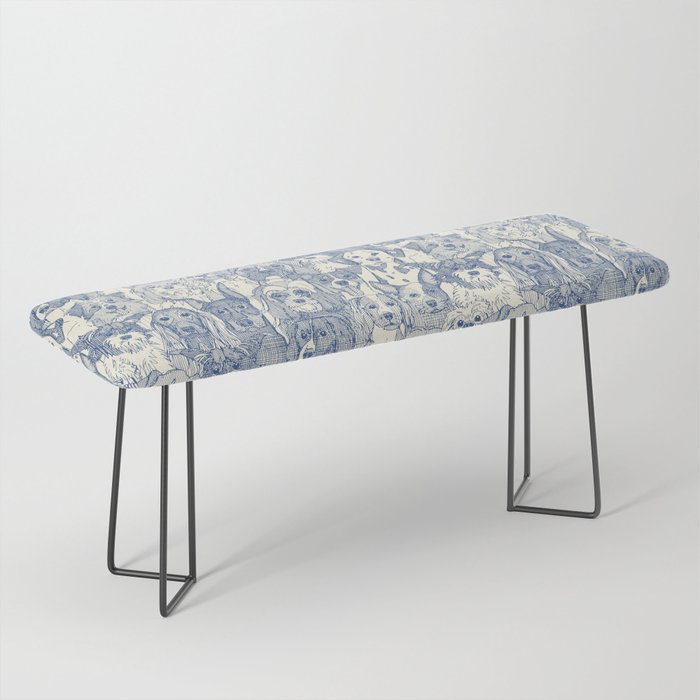 dogs aplenty classic blue pearl Bench Gallery Image 1