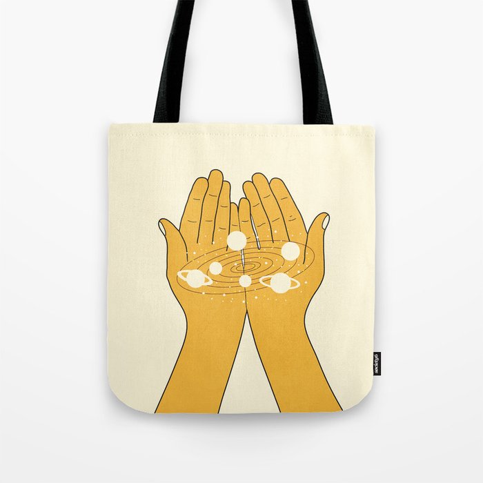 Universe in My Hands Tote Bag Gallery Image 1