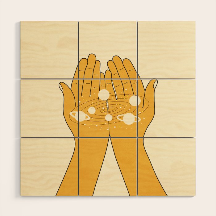 Universe in My Hands Wood Wall Art Gallery Image 1