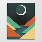 Quiet stream under crescent moon Notebook Gallery Image 4