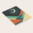 Quiet stream under crescent moon Notebook Gallery Image 2