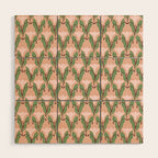 Tulip Whimsy - Vintage Nouveau Wood Wall Art Gallery Image 1