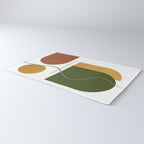 The Fall Edit - Abstract Autumnal Canvas Rug Gallery Image 3