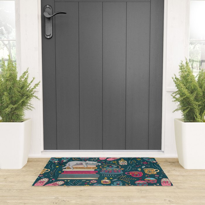How to Hygge Like a Cat Welcome Mat Gallery Image 3