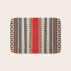 Bohemian Tapestry: Timeless Moroccan Heritage Fabrics Bath Mat Gallery Image 1
