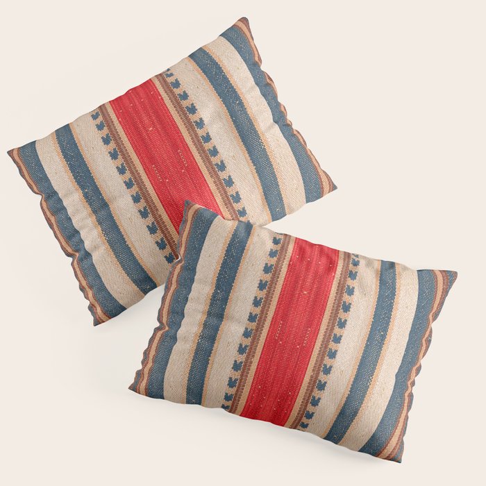 Bohemian Tapestry: Timeless Moroccan Heritage Fabrics Pillow Sham Gallery Image 3