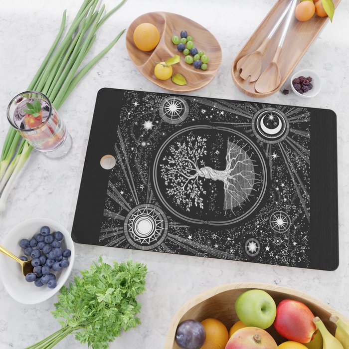 Celestial Tree of Life Cutting Board Gallery Image 2