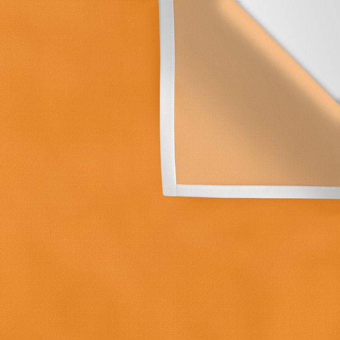 GOLD FISH Solid Color Plain Bright Orange Shade Wall Tapestry Gallery Image 3
