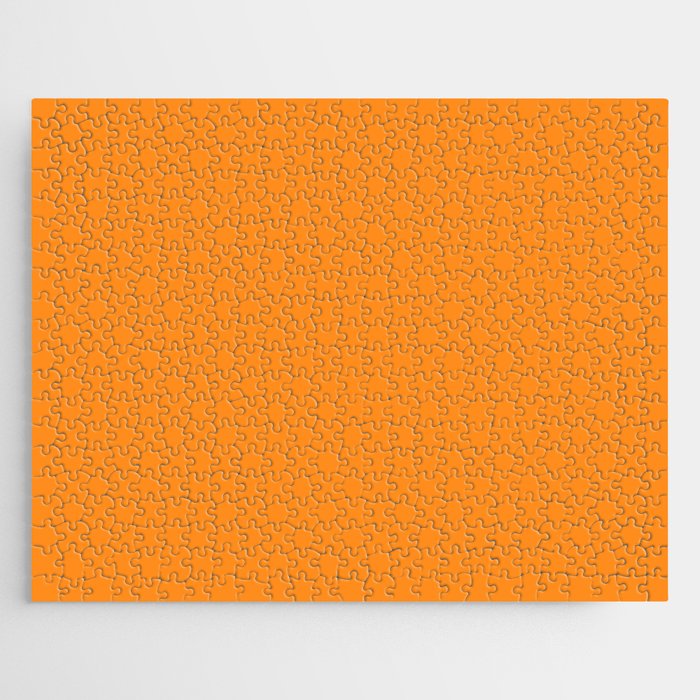 GOLD FISH Solid Color Plain Bright Orange Shade Jigsaw Puzzle Gallery Image 1